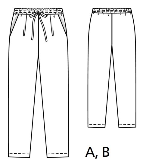 Pleated Waist Trousers 01/2019 #103A – Sewing Patterns | BurdaStyle.com