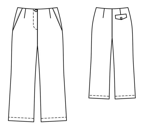 Wide Leg Pants 04/2019 #110 – Sewing Patterns | BurdaStyle.com