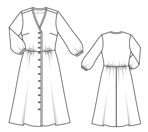 Flowy Shirt Dress 05/2019 #106 – Sewing Patterns | BurdaStyle.com