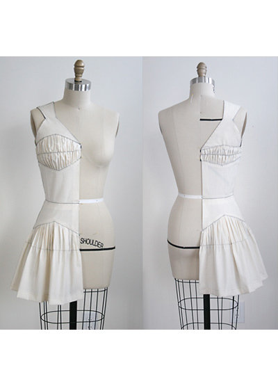 Geometric Pleated Dress Draping Project Sewing Projects