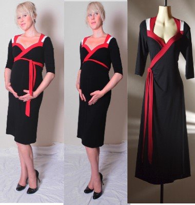 maternity wrap dress burdastyle
