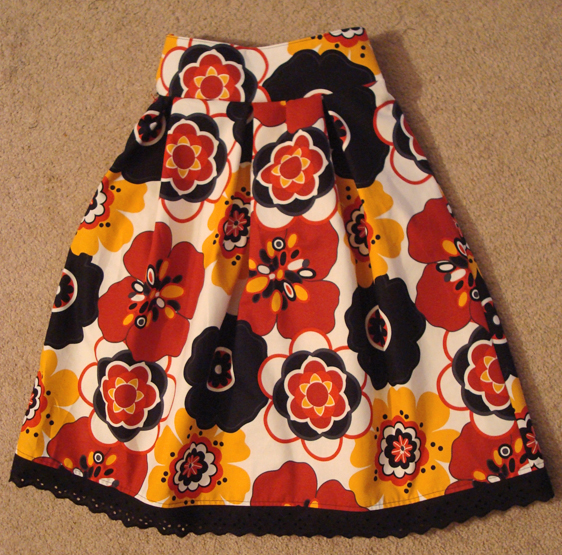 Boldly Print Skirt – Sewing Projects | BurdaStyle.com