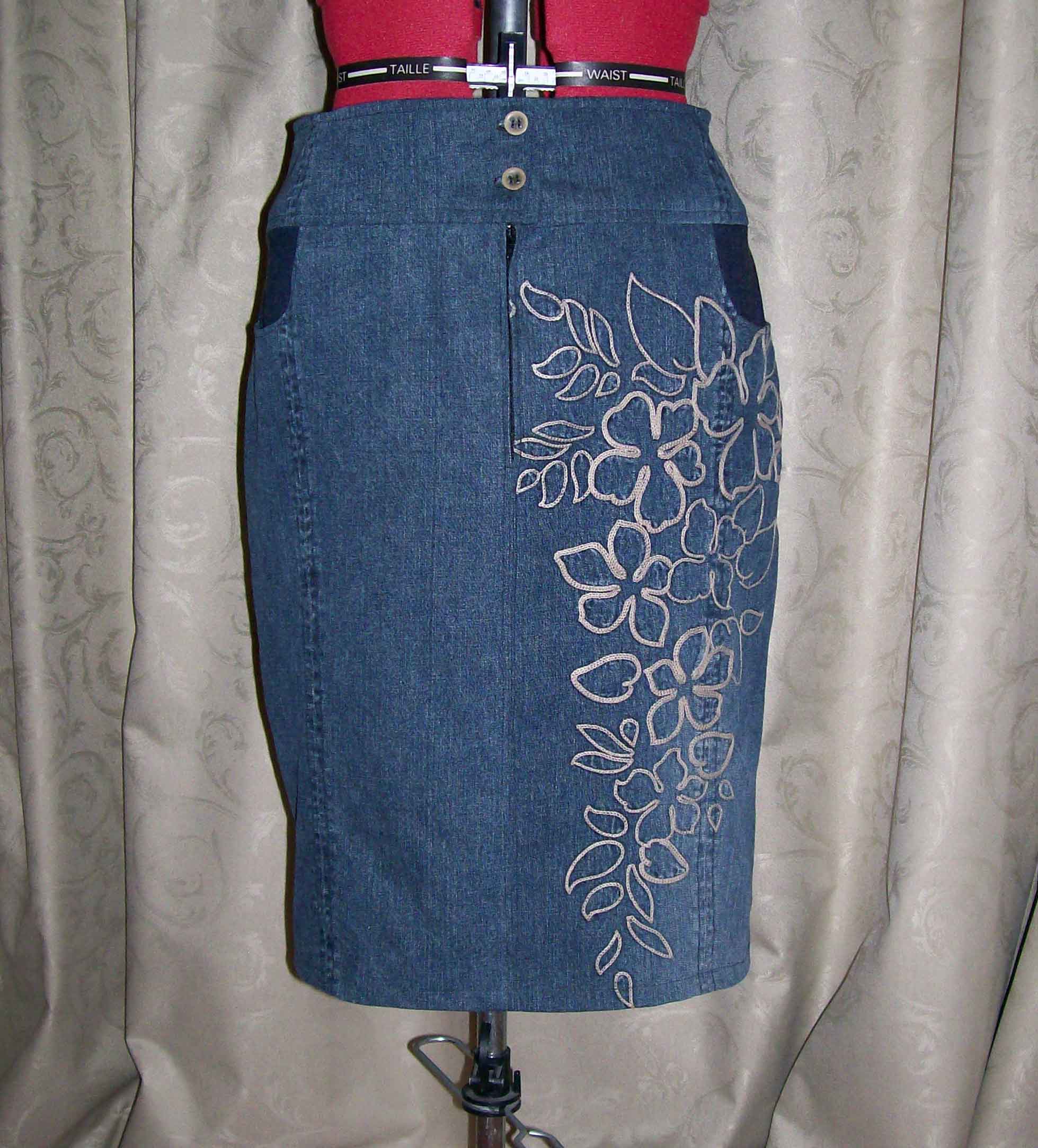 Denim skirt remake Sewing Projects