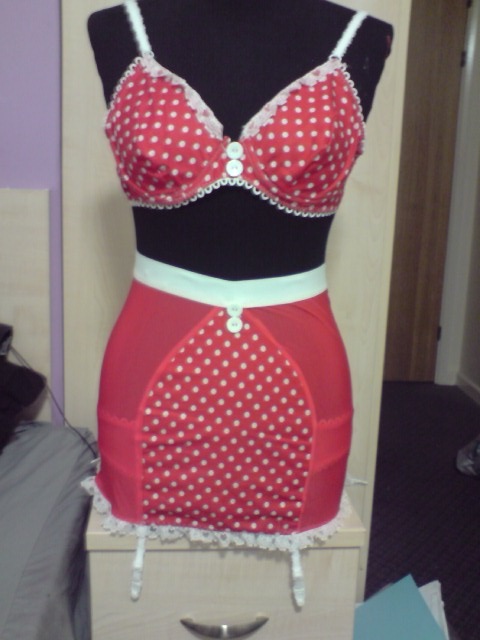 50s style girdle, bra and knicker set – Sewing Projects | BurdaStyle.com