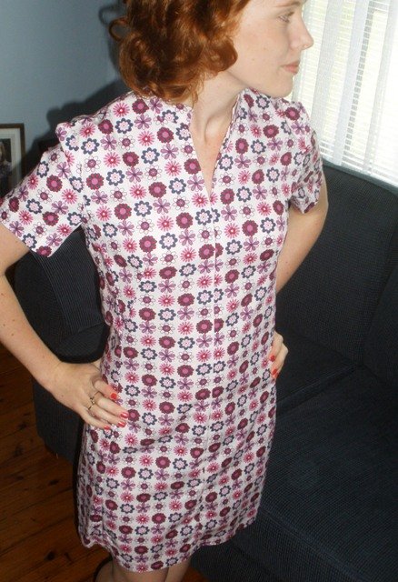 Purple Flower Power Dress