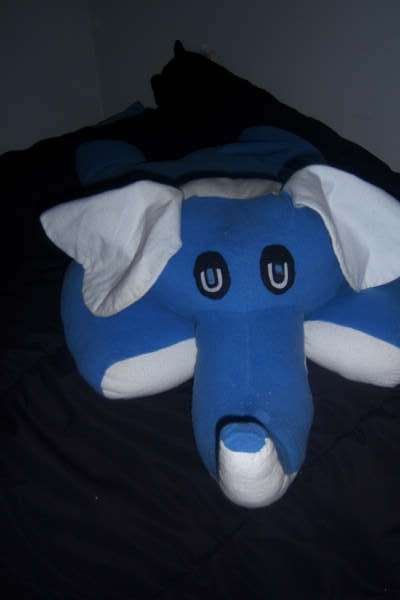 elephant body pillow