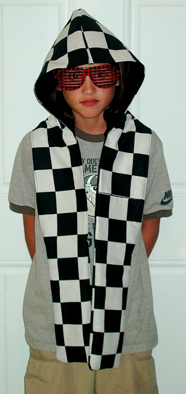 Scarf Hoodie with pockets Sewing Projects