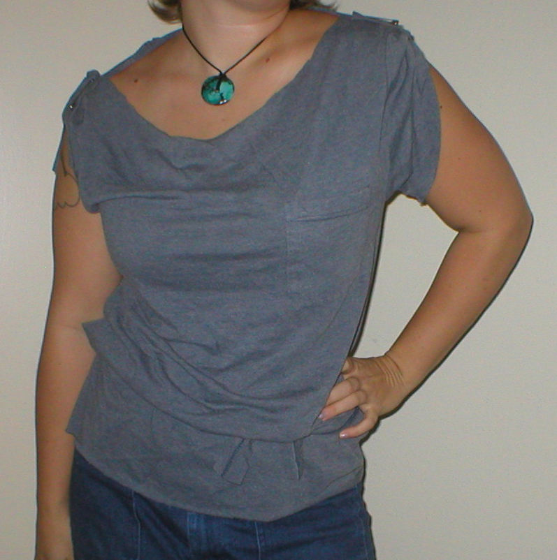 2Min Blouse from Ugly T-Shirt – Sewing Projects | BurdaStyle.com