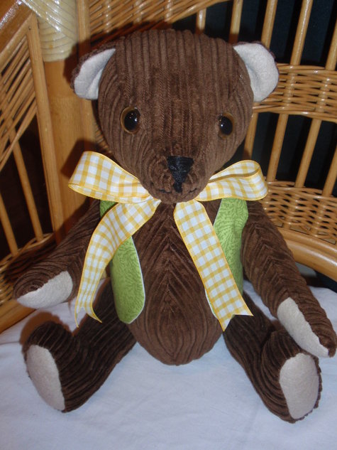 steiff corduroy bear