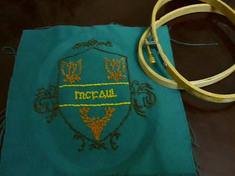 crest on shirt