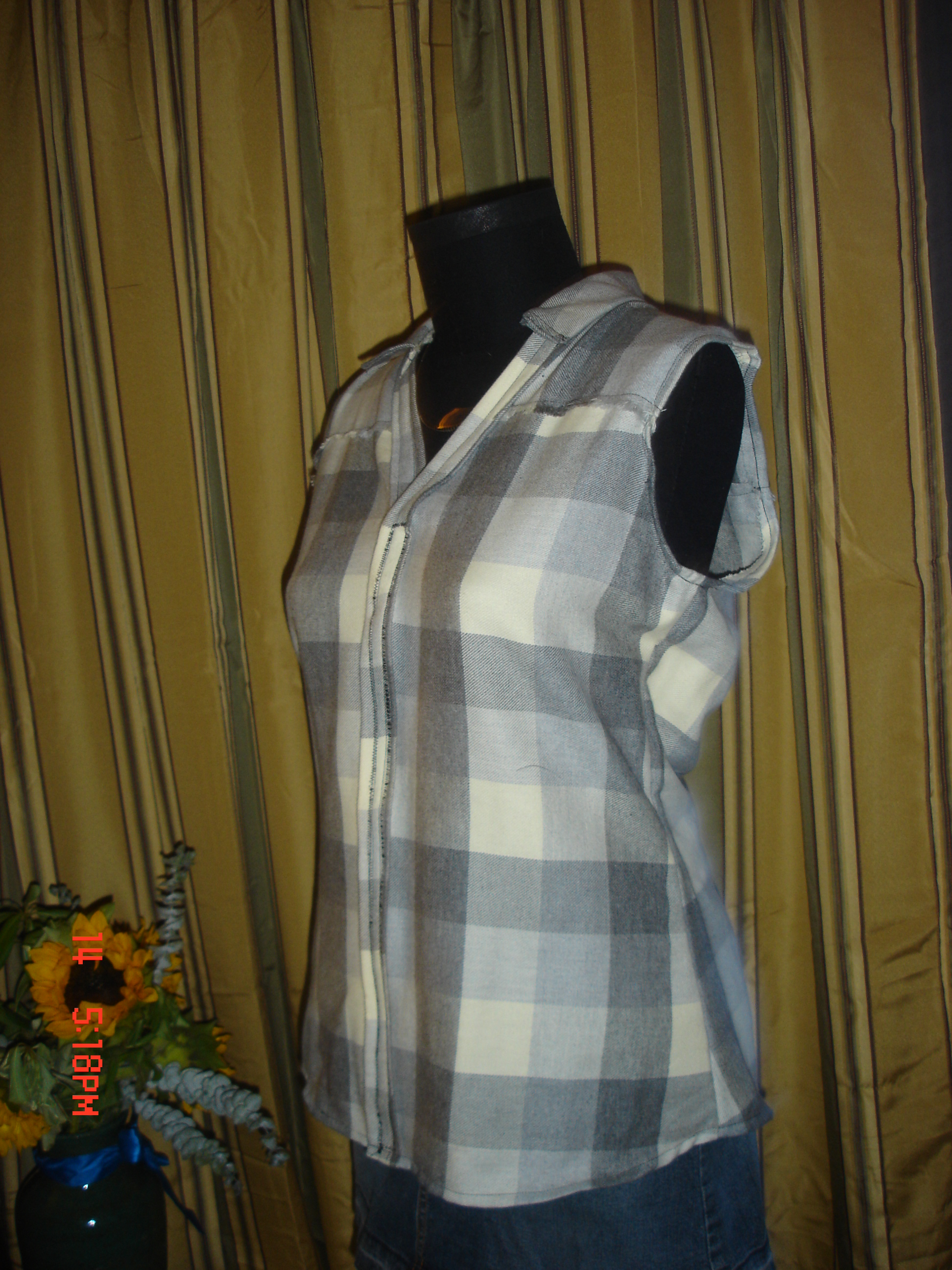 sleeveless flannel Sewing Projects