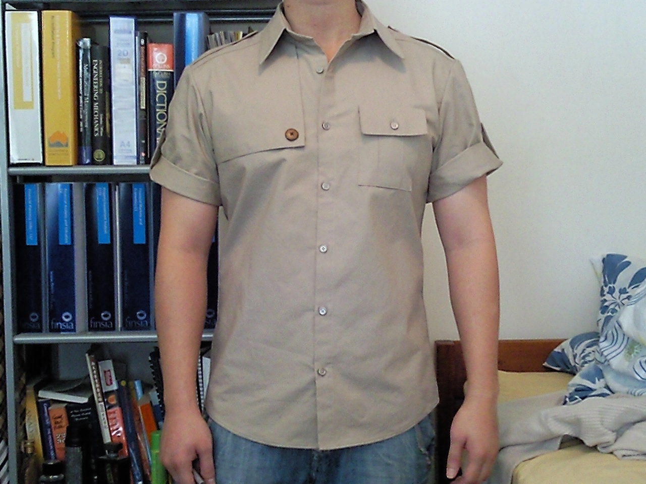 safari shirt ki cutting