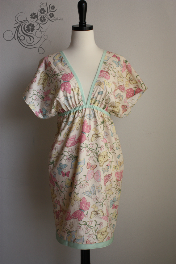 Butterfly Kimono Dress / Empire Dress – Sewing Projects | BurdaStyle.com