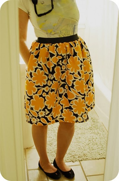 Elastic Waist Skirt Tutorial Sewing Projects