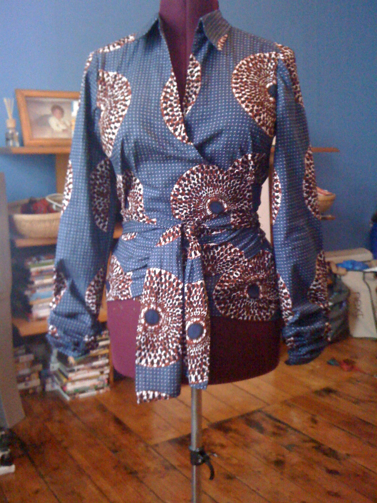 The Long Awaited Ankara Wrap Top... Sewing Projects