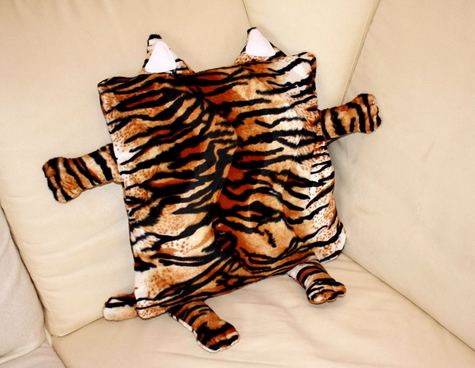 giant tiger body pillow