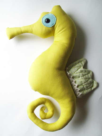 large seahorse stuffed animal