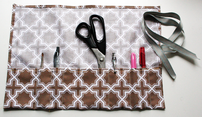 Roll-Up Organizer – Sewing Projects | BurdaStyle.com