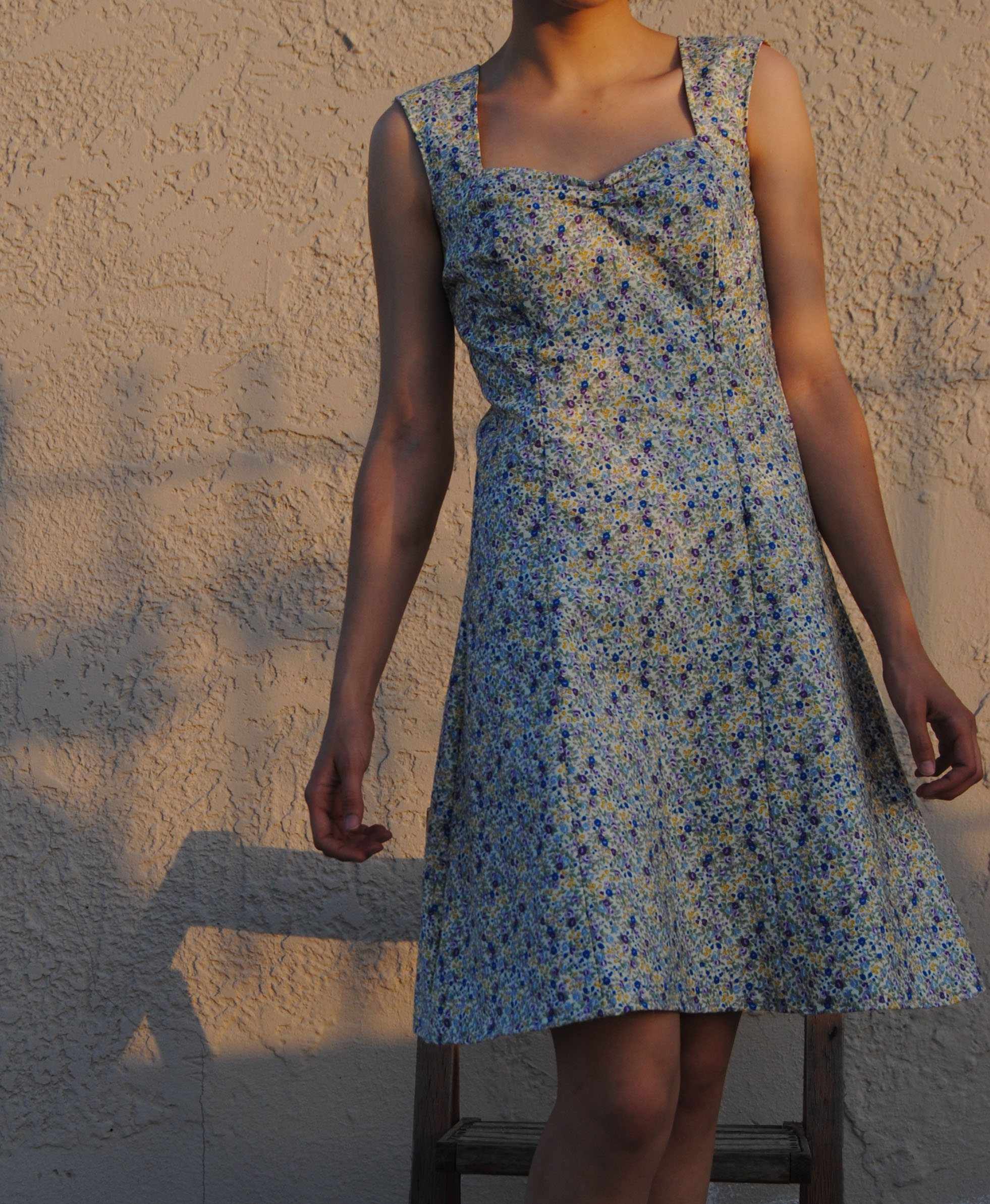 spring swing ball dress based on AMC Dress Sewing Projects
