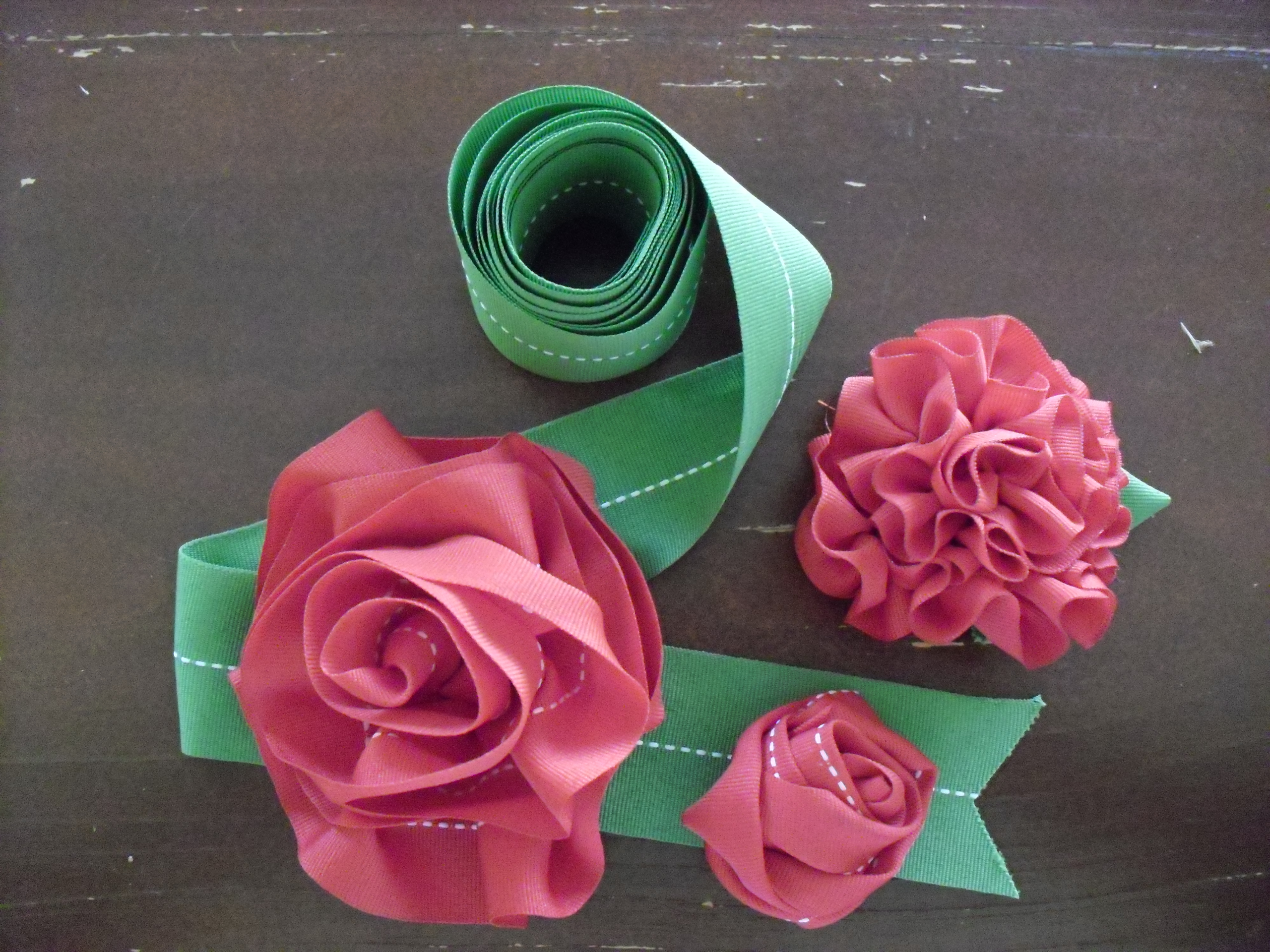 Flower embellishments Sewing Projects