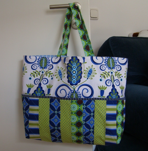 Quilted Ocean-Bag – Sewing Projects | BurdaStyle.com