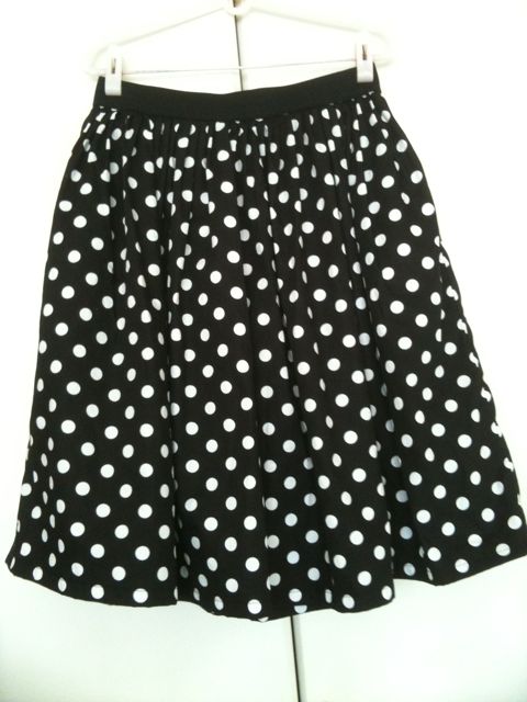 Vintage Inspired Polka Dots Skirt – Sewing Projects | BurdaStyle.com