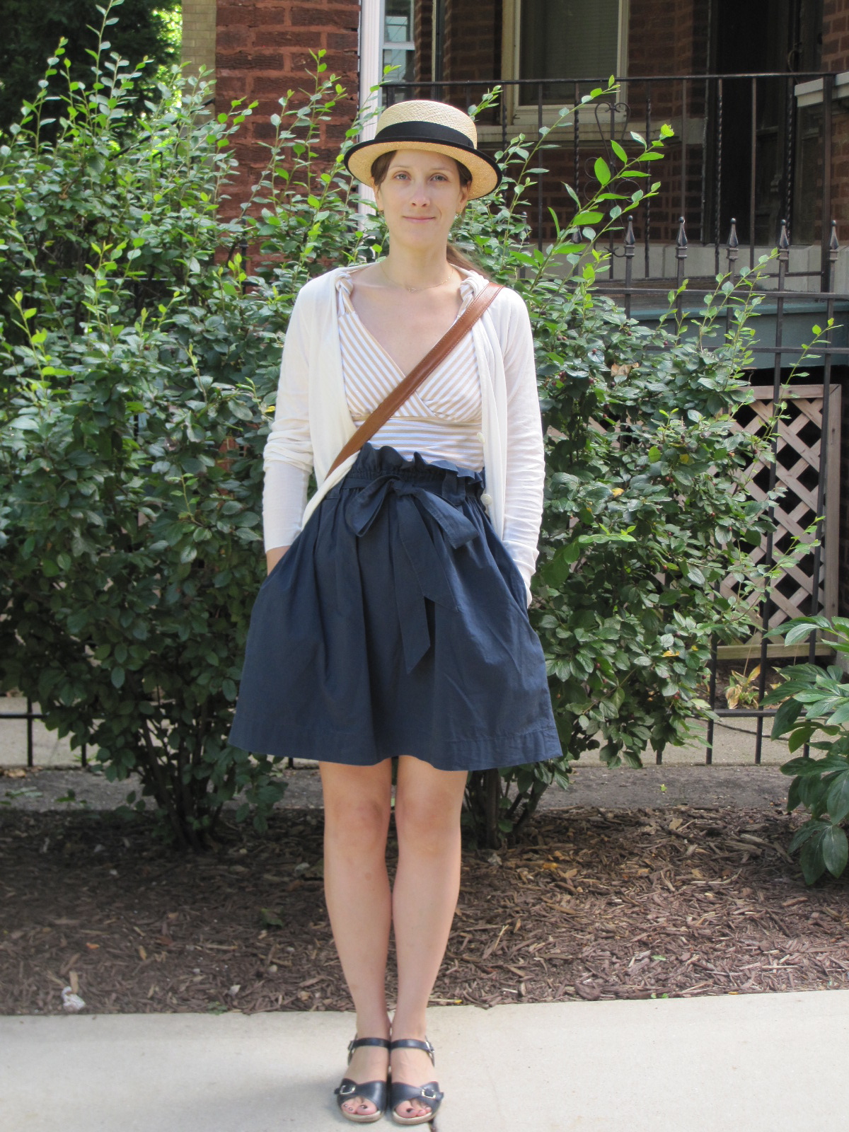 Paper-bag elastic waist skirt – Sewing Projects | BurdaStyle.com