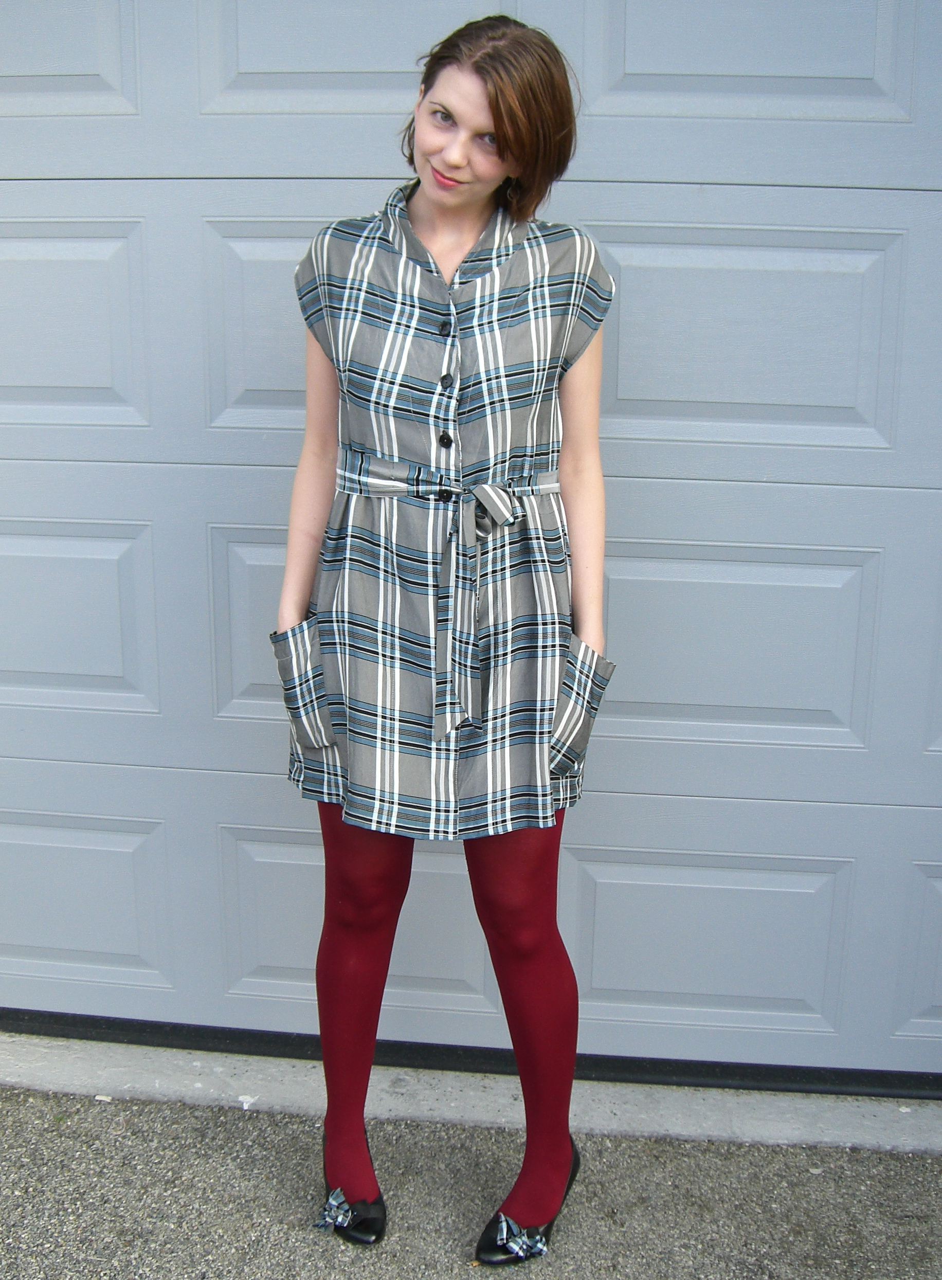 Old Plaid Robe Dress - Project Runway Remake Challenge Presented by ...