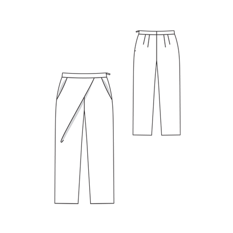 08/2010 Trousers with front pleat – Sewing Projects | BurdaStyle.com