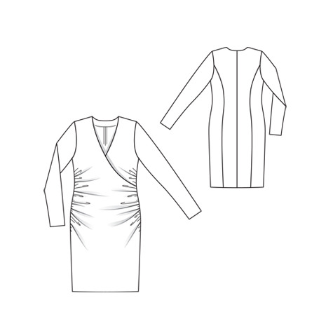 08/2010 Dress with side gatherings – Sewing Projects | BurdaStyle.com