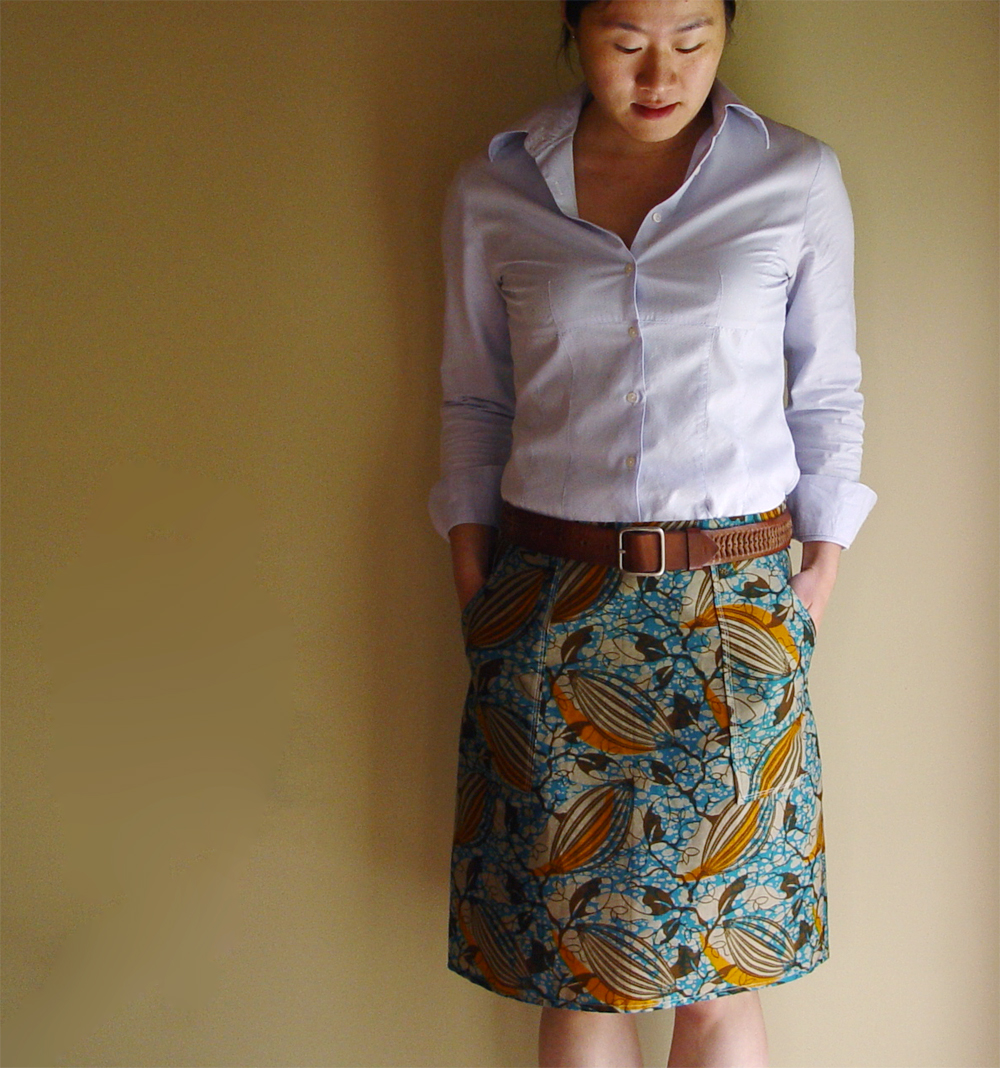 African print Aline skirt Sewing Projects