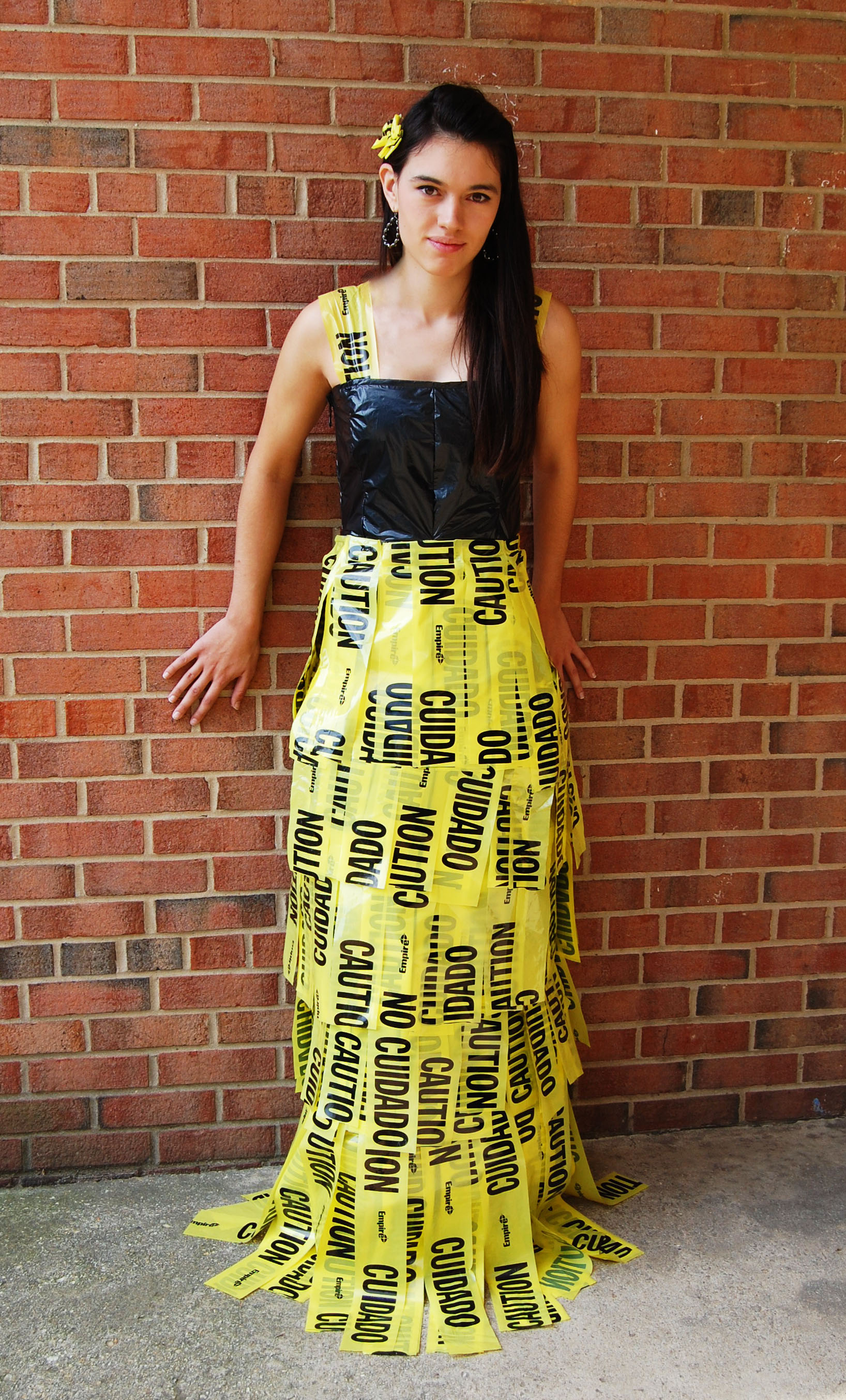 Caution Tape Dress Sewing Projects