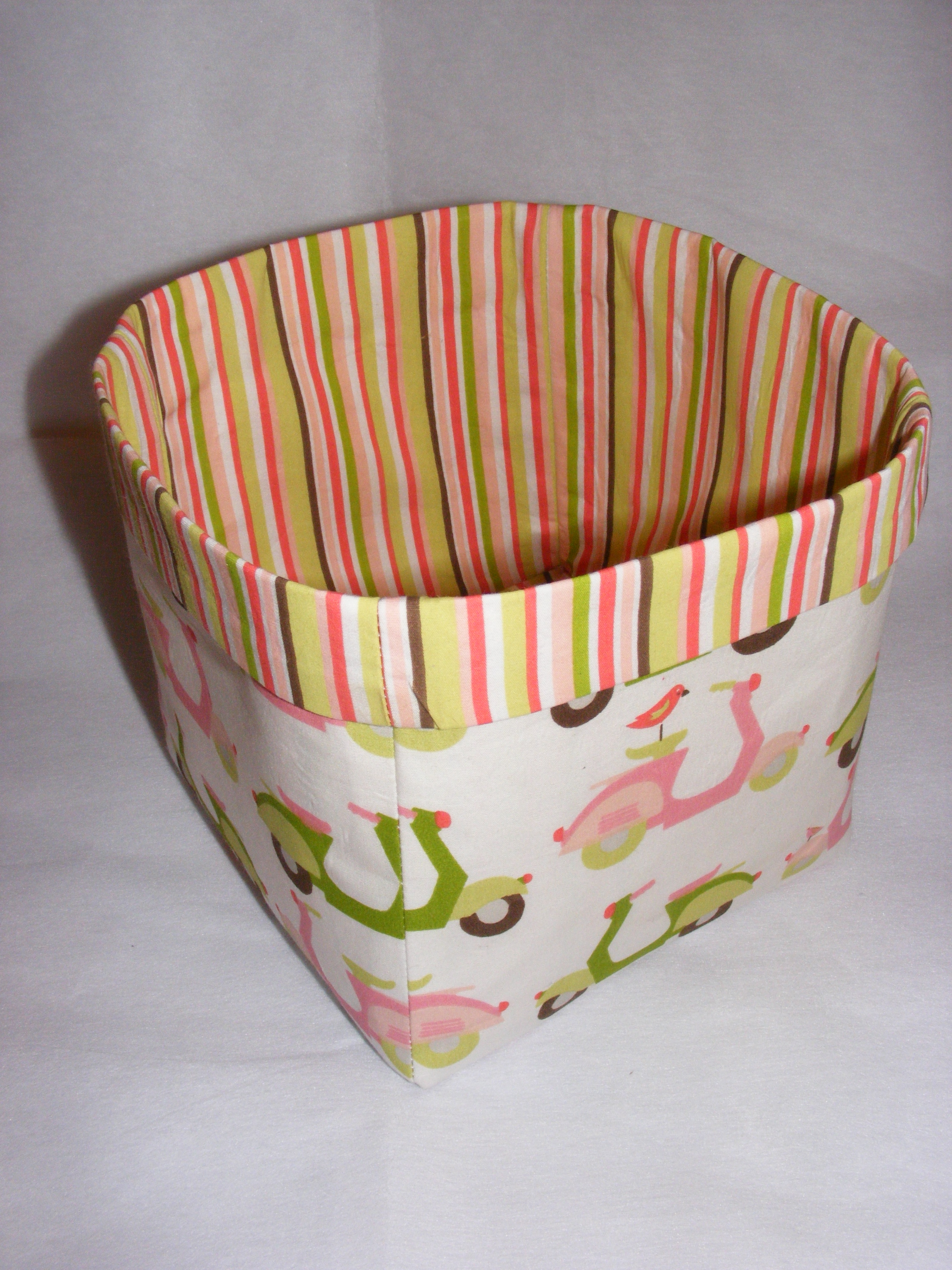 fabric storage bin projects sewing burdastyle