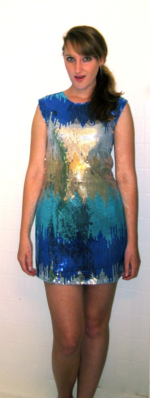 Sequined Dress + Sequin Mess Sewing Projects