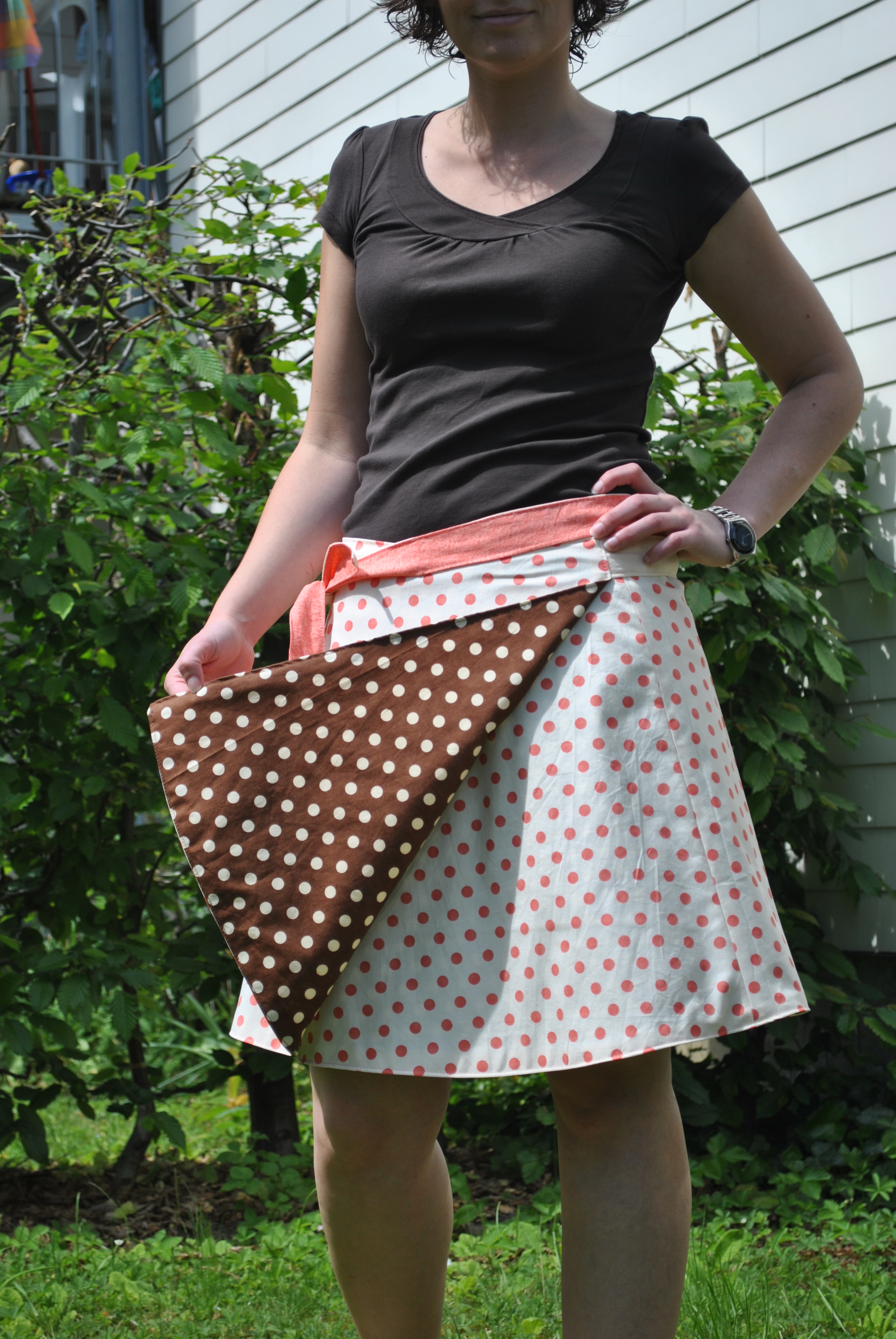 Reversible Dotted Skirt Sewing Projects BurdaStyle Com   Reversible Skirt 6  Original.JPG