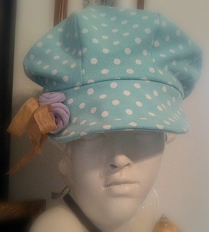 Newsboy Cap Using Recycled T Shirts DIY Sewing Pattern Tutorial