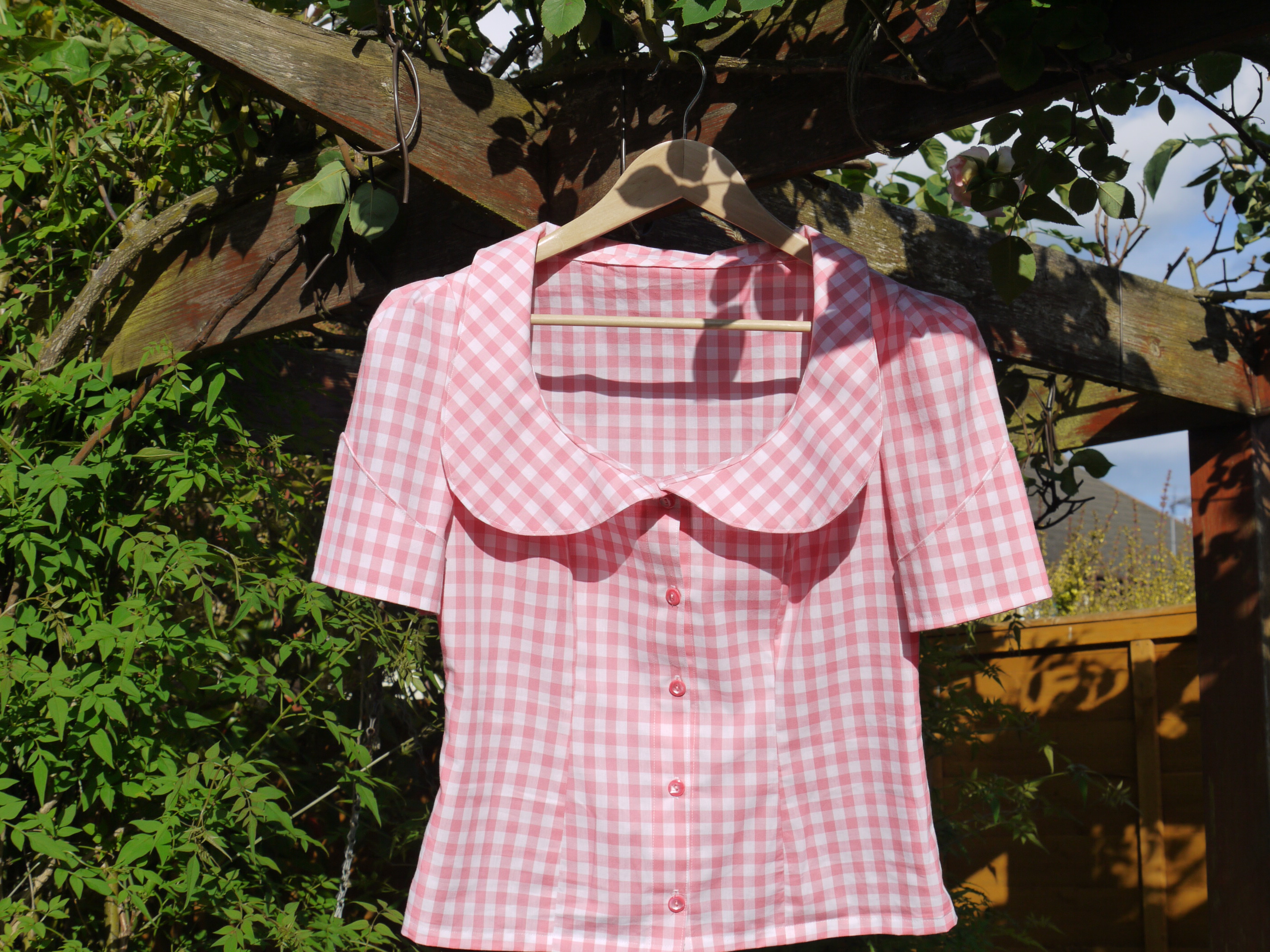 Ute in pink gingham – Sewing Projects | BurdaStyle.com