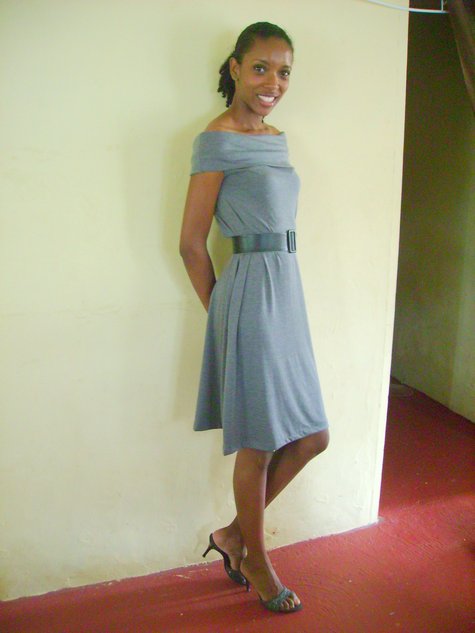 Simple Off Shoulder Dress – Sewing Projects | BurdaStyle.com