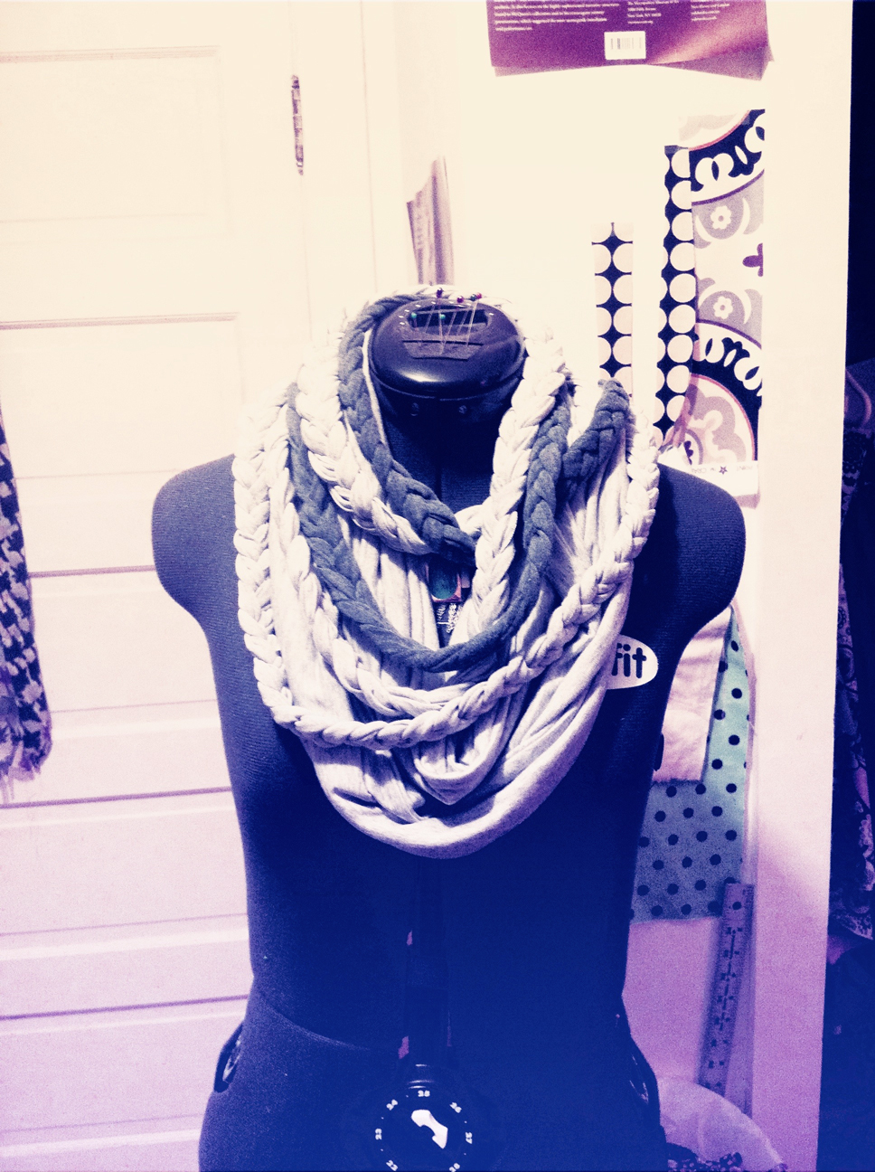 Braided Circle Scarf Sewing Projects