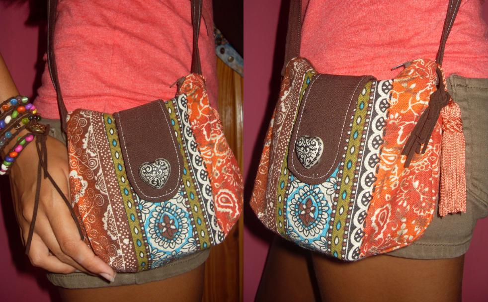 Cross Body Purse with Tassels