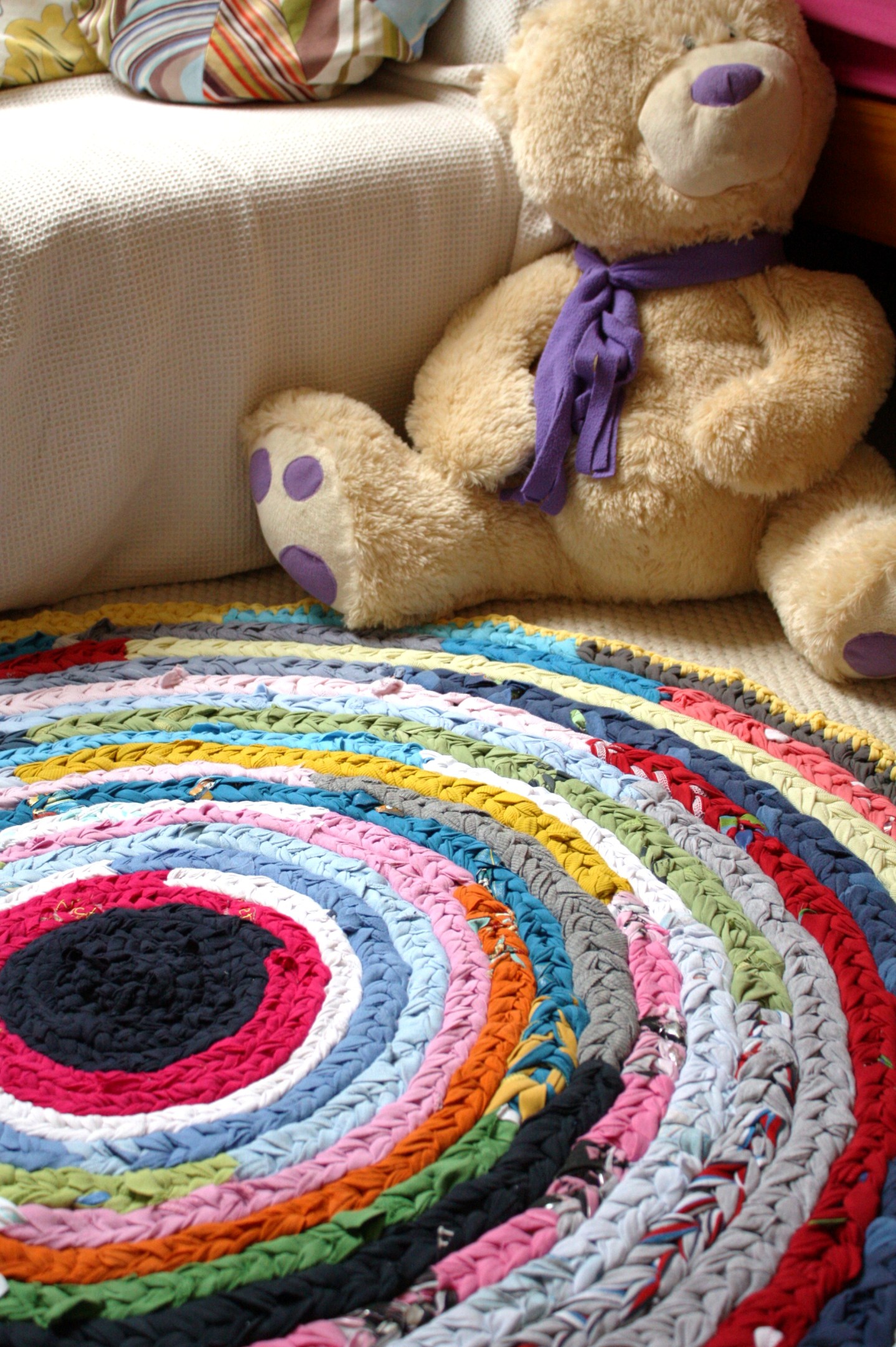 Plaited Rag Rug – Sewing Projects | BurdaStyle.com