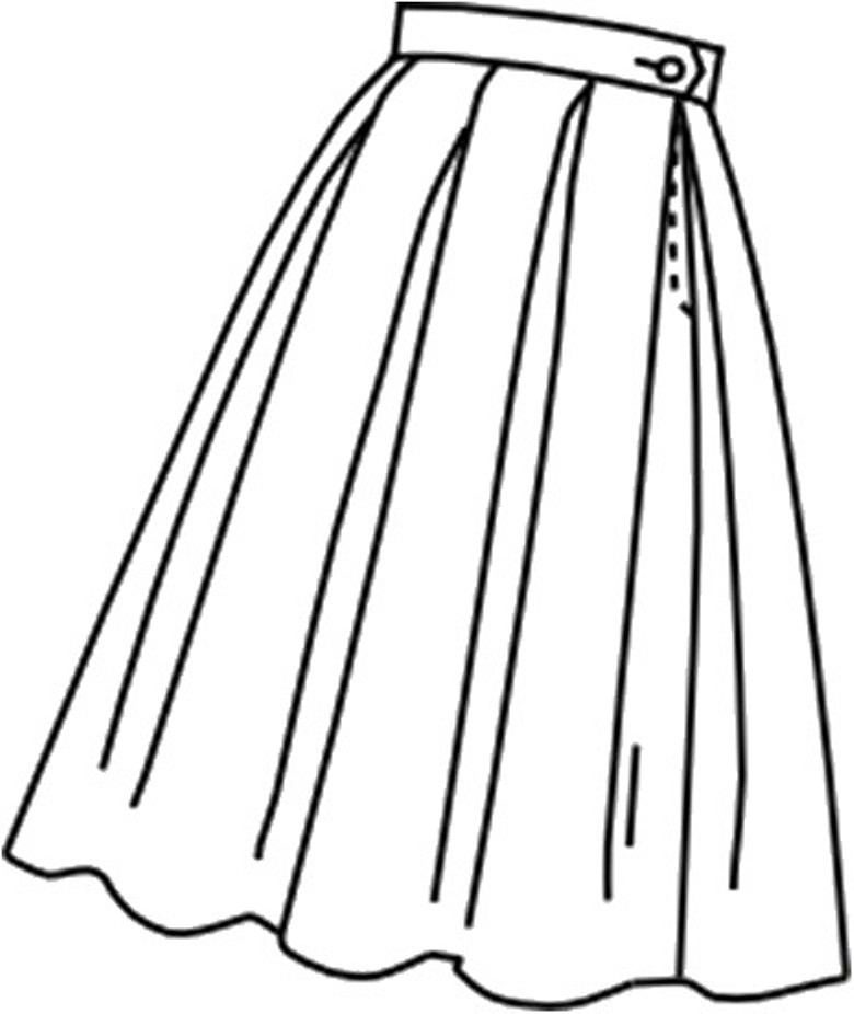 195039s Box pleated skirt Sewing Projects BurdaStylecom