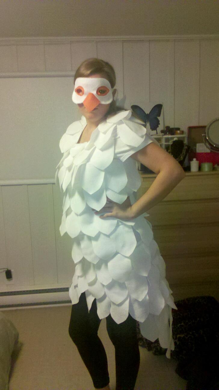 Snow Owl Halloween Costume – Sewing Projects | BurdaStyle.com