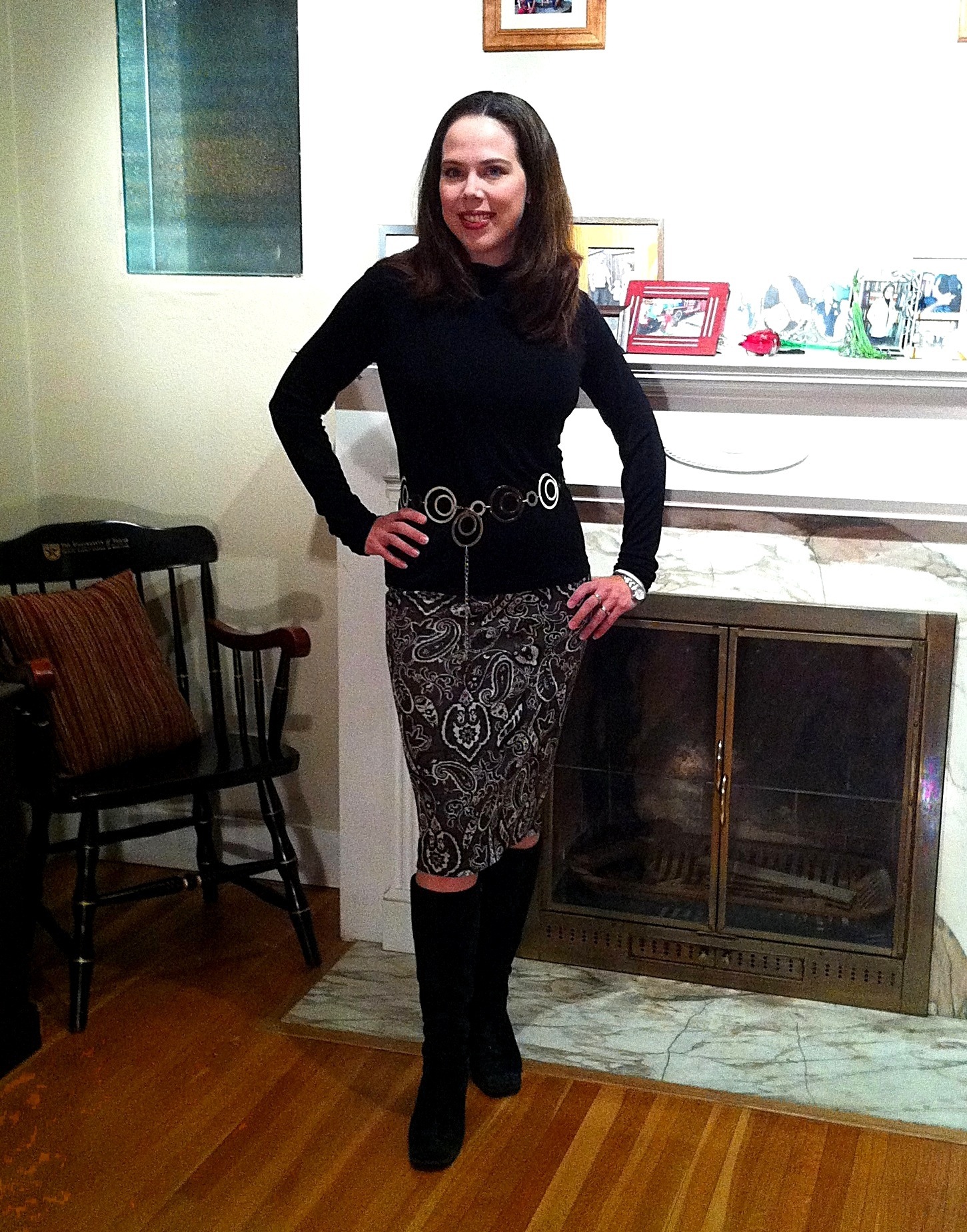 Comfy Knit Pencil Skirt (with tutorial!) Sewing Projects