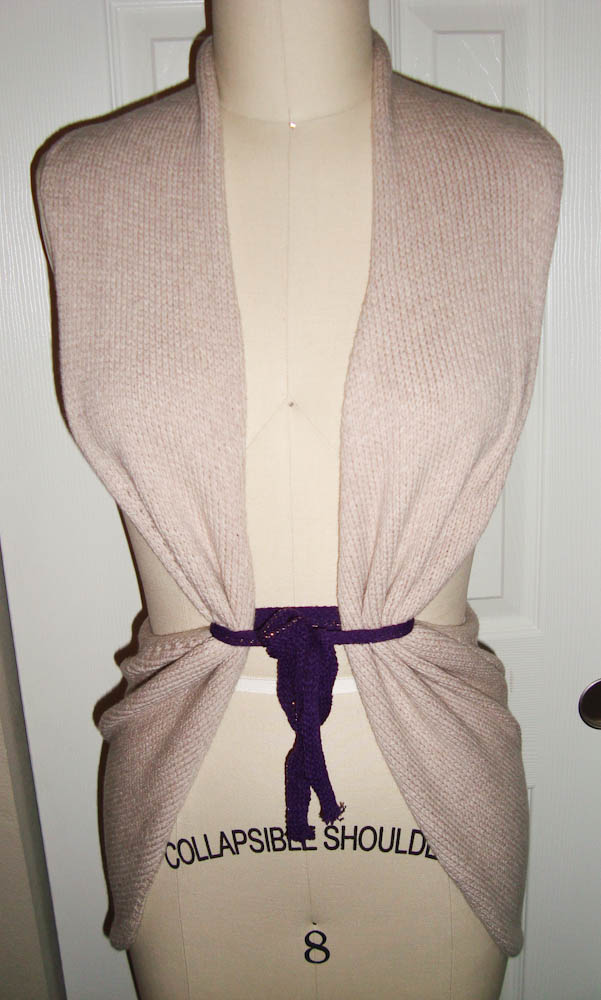 Backless Sweater Vest (1st prototype) – Sewing Projects | BurdaStyle.com