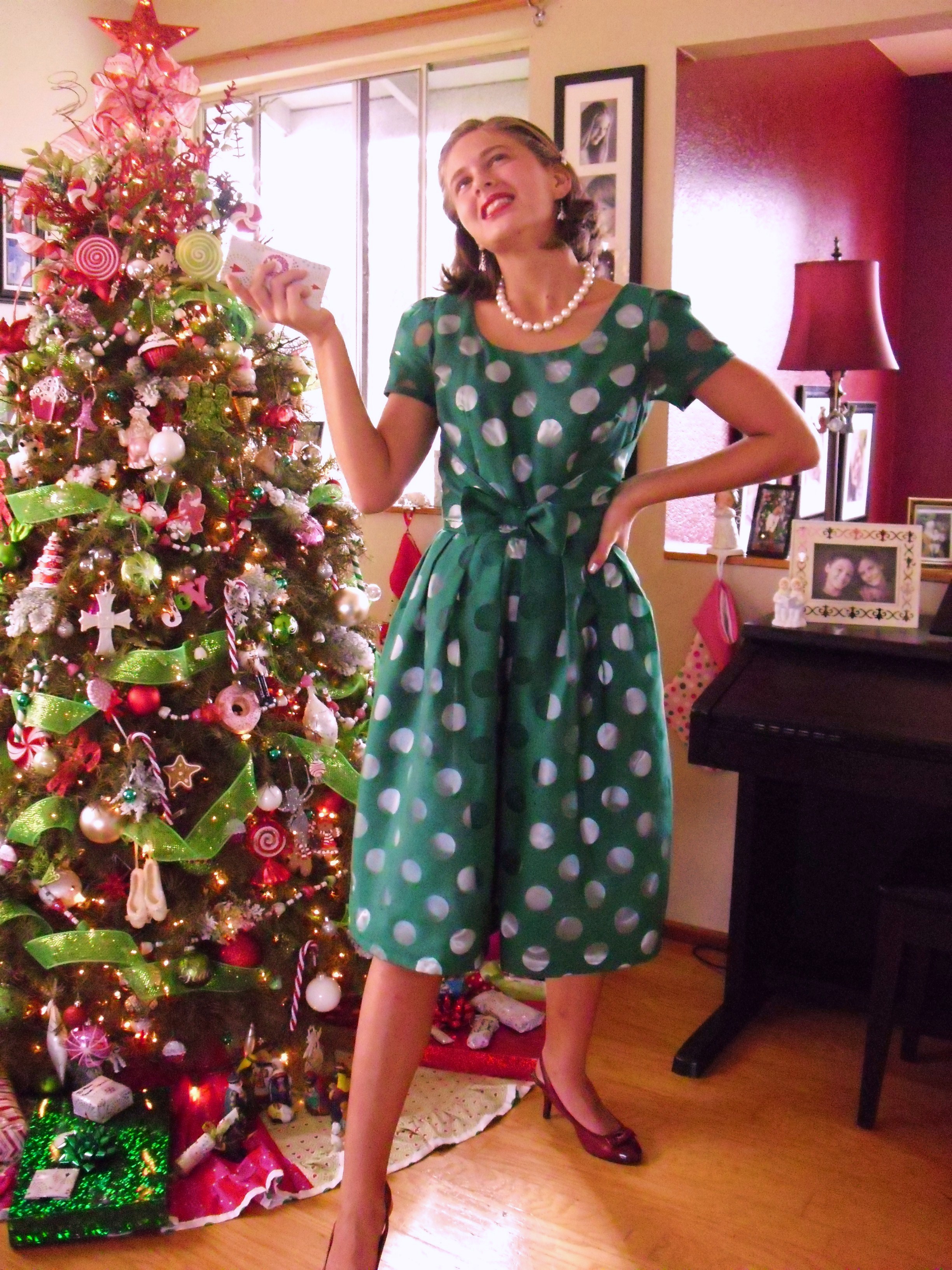 A Christmas Dress! Sewing Projects