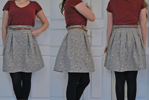 Download Paperbag Skirt Tulip - Sewing Projects | BurdaStyle.com