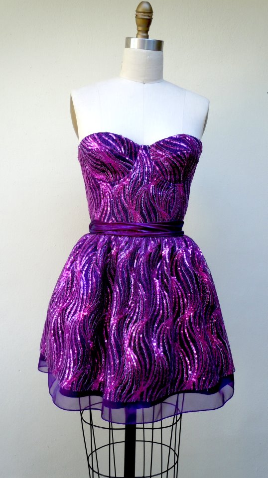 Purple Party Dress For Purple Awaremess Sewing Projects