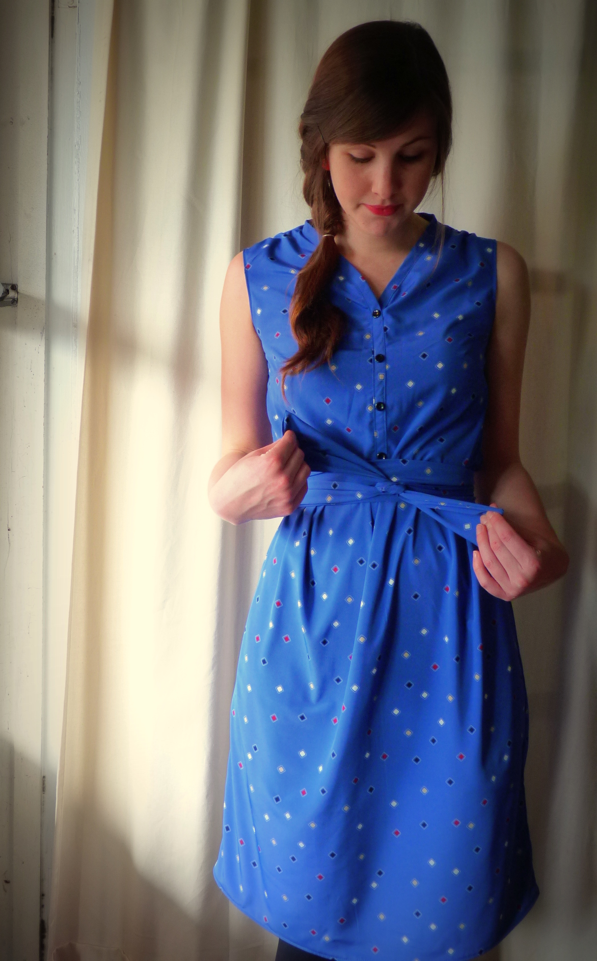blue confetti dress Sewing Projects