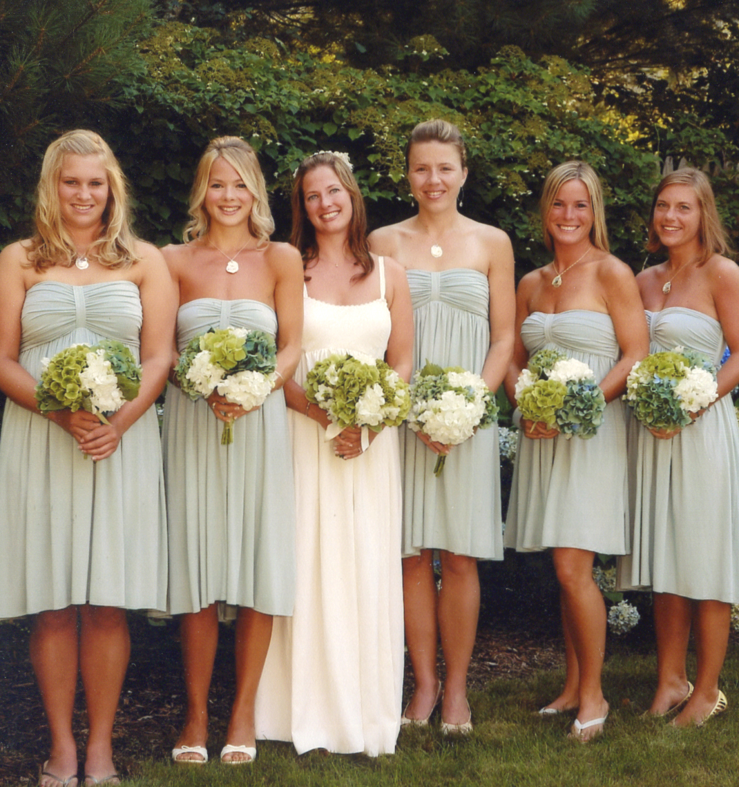 celadon bridesmaid dresses